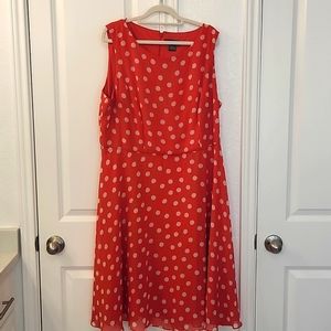 Red Polka-Dot Dress